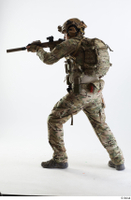  Photos Frankie Perry Army USA Recon - Poses shooting from a gun standing whole body 0001.jpg